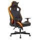 Кресло игровое Knight Outrider черный/оранжевый ромбик эко.кожа с подголов. крестов. металл главное фото в маленьком размере