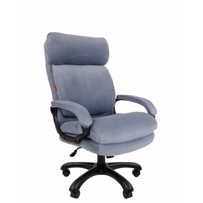 Кресло руководителя Chairman Home 505 Россия ткань Т-71 голубой (черный пластик) главное фото