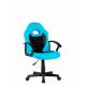 Кресло детское компьютерное CHAIRMAN CH111 экокожа, голубо-черный главное фото в маленьком размере